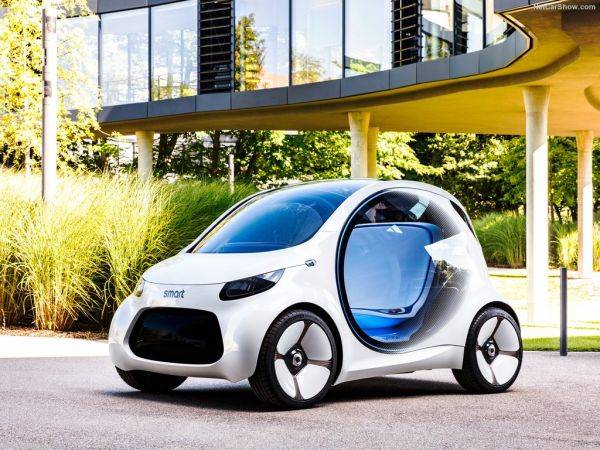 Smart Vision EQ ForTwo Concept 2017: беспилотный сити-кар будущего - фото